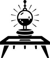 Abstract Science Experiment Apparatus for Educational Designs vector