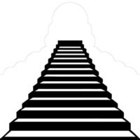 Abstract Staircase Perspective for Design and Art Projects vector