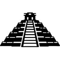 Ancient Mayan Pyramid Illustration for Cultural and Historical Design Projects vector