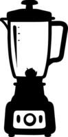 Blender Silhouette Illustration for Kitchen Design and Craft Projects vector