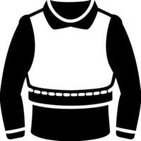 Bulletproof Vest Illustration Protective Gear Concept for Security and Safety vector