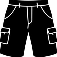 Cargo Shorts Illustration for Fashion Design and Apparel Branding vector