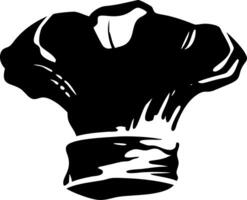 Chef Hat Silhouette for Culinary Branding and Design Projects vector