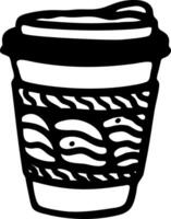 Coffee Cup Art for Cafe Branding and Design vector