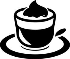 Coffee Cup With Cream Illustration for Cafe Menus and Graphic Design vector