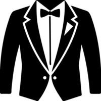 Elegant Tuxedo for Formal Event Invitations and Fashion Design vector