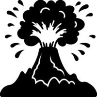 Exploding Volcano Illustration Perfect for Educational Materials and Creative Designs vector
