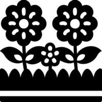 Floral Silhouette Design for Decorative Art and Craft Projects vector