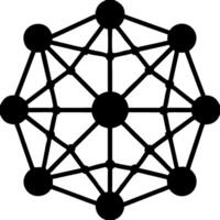 Geometric Network Symbol for Technology and Connectivity Design Use vector