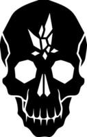 Geometric Skull Art Design for Tattoos and Graphic Projects vector