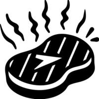 Grilled Steak Illustration for Barbecue and Culinary Projects vector