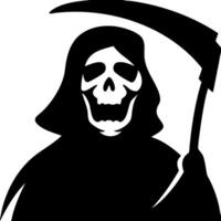 Grim Reaper Illustration for Halloween and Gothic Design Projects vector