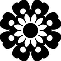 Intricate Floral Mandala Design for Decorative and Artistic Applications vector