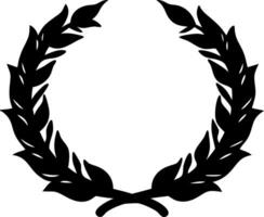 Laurel Wreath Symbol of Victory and Achievement for Design Projects vector
