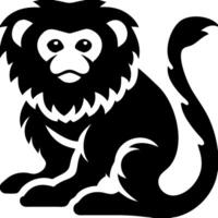 Majestic Monkey Silhouette Art for Creative Design and Decor Projects vector