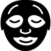 Minimalist Happy Face Mask Illustration for Creative Projects vector