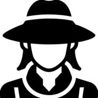Mysterious Spy Silhouette Suitable for Security and Detective Themes vector