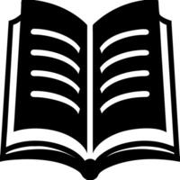 Open Book for Educational Print and Design Applications vector