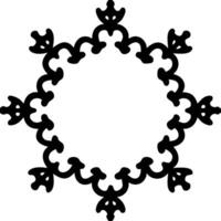 Ornate Floral Mandala Design for Art and Craft Projects vector