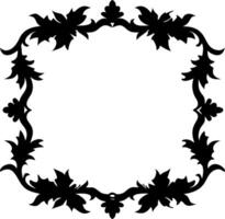 Ornate Decorative Floral Frame Design for Invitations and Crafts vector