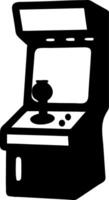 Retro Arcade Machine Art for Gaming Nostalgia and Design Projects vector