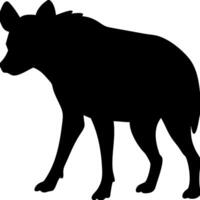 Silhouette of Standing Bull Art for Wildlife Design and Craft Projects vector