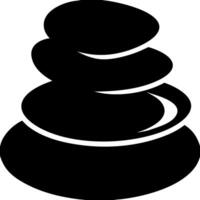 Stacked Zen Stones Art for Meditation and Spa Design vector