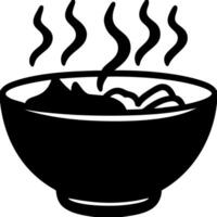Steaming Hot Soup Bowl Illustration for Culinary Design and Craft Projects vector