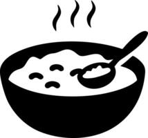 Steaming Hot Soup Bowl Illustration for Menu and Recipe Designs vector