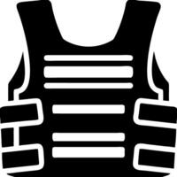 Tactical Bulletproof Vest for Defense and Security Designs vector