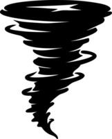 Tornado Swirl Illustration for Weather Posters and Nature Graphics vector