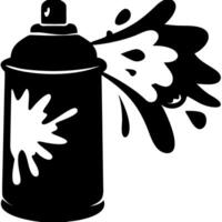 Illustration of Spray Paint Can with Splatter for Art Projects and Graphic Design vector