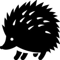 Silhouette of Hedgehog Design for Art Crafts and Decorative Projects vector