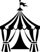 Vintage Circus Tent Illustration for Event and Party Designs vector