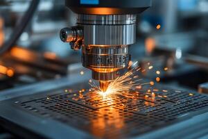 Advanced Industrial CNC Milling Machine with Spark Precision Engineering photo