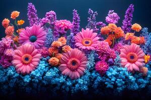 Vibrant Summer Floral Arrangement with Gerberas and Lilies for Nature-Inspired Designs photo