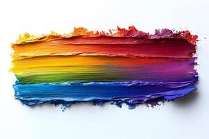 Vibrant Rainbow Color Palette for Artistic Design and Creativity photo