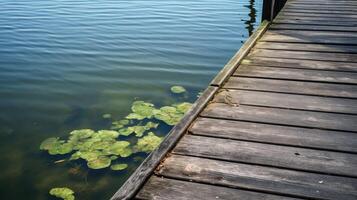 submerged water on wood floor photo