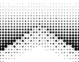 halftone dot pattern with black gradient effect, abstract modern design for digital and print use vector
