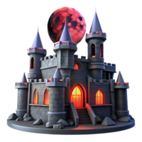 Dark Castle 3D Render png