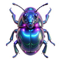 Cybernetic Beetle A 3D Render of a Futuristic Insect Robot png