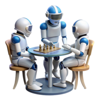 Robots Playing Chess A Study in Artificial Intelligence png