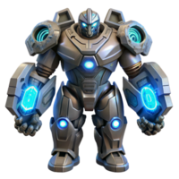Powerful Futuristic Robot Advanced Mechanics and Energy Systems png
