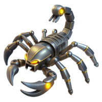 Mechanical Scorpion 3D Render png