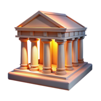 Classical Architecture A 3D Model of a Doric Temple png