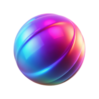 Abstract Colorful Sphere Gradient, Shiny, Swirl Design png