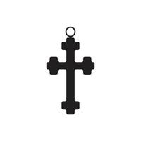 Icon or symbol cross holy unique design vector