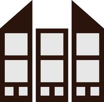 Building Icon set illustration simple vector