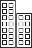 Minimalist Building Icon Design flat arcitecture vector