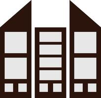 Abstract Building Icon Design set vector